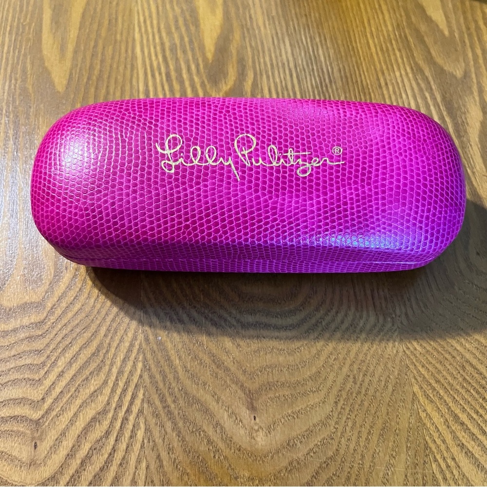 Lilly Pulitzer Pink Eyeglass Case